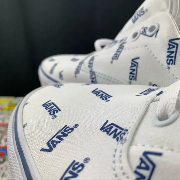 Vans Era White + Blue Logo Men's Various Sizes
